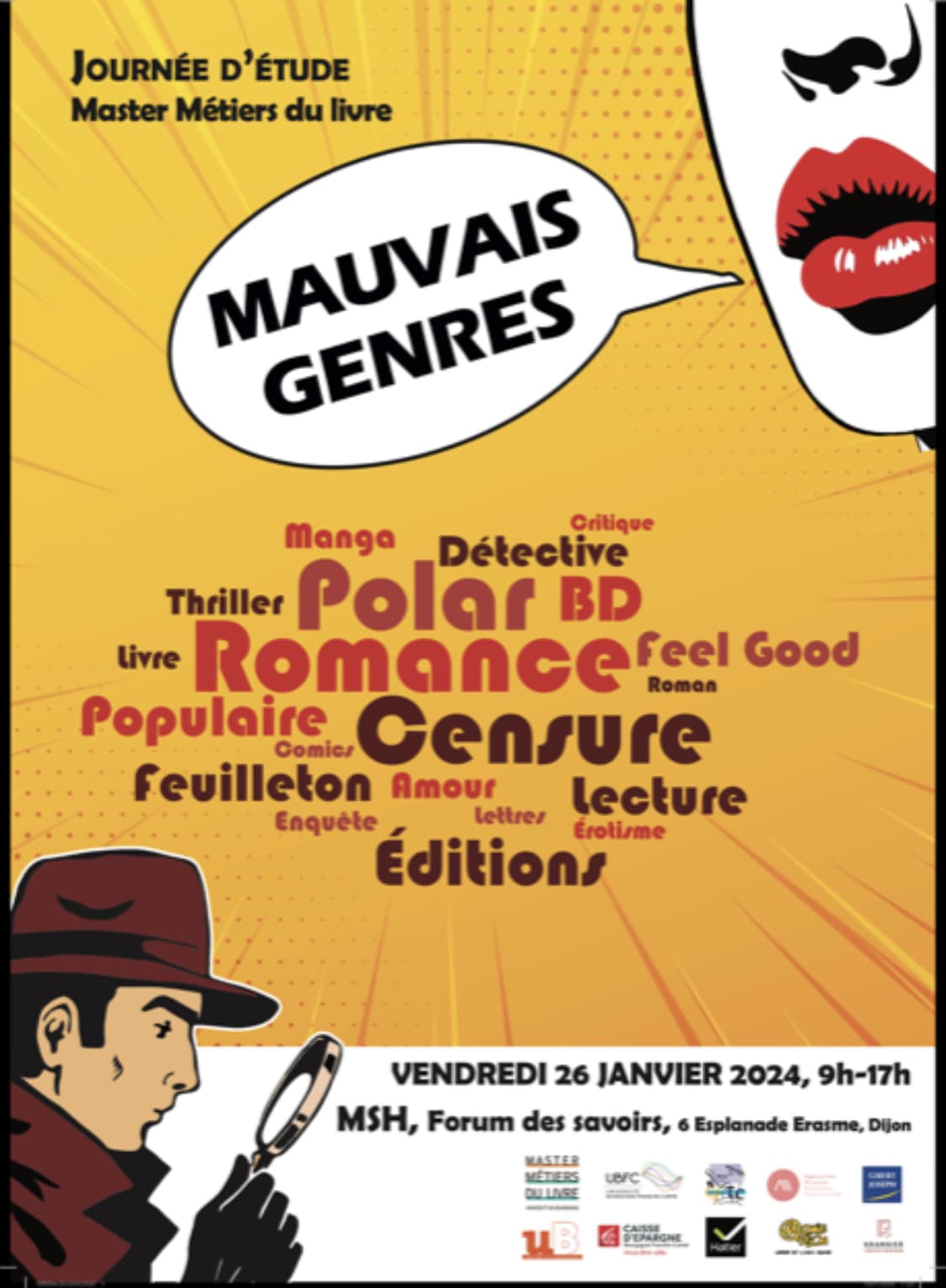 Journée d’étude "mauvais genres" du Master Métiers du livre