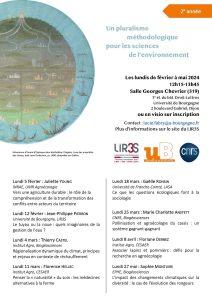 Séminaire "Un pluralisme méthodologique pour les sciences de l'environnement"